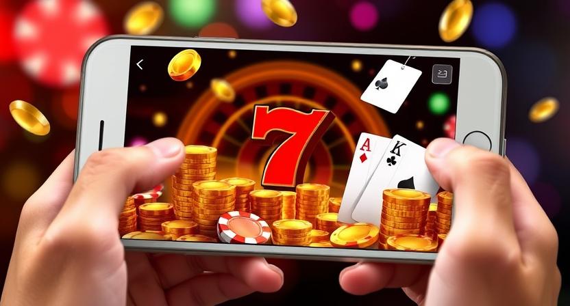OKTT mobile casino app interface